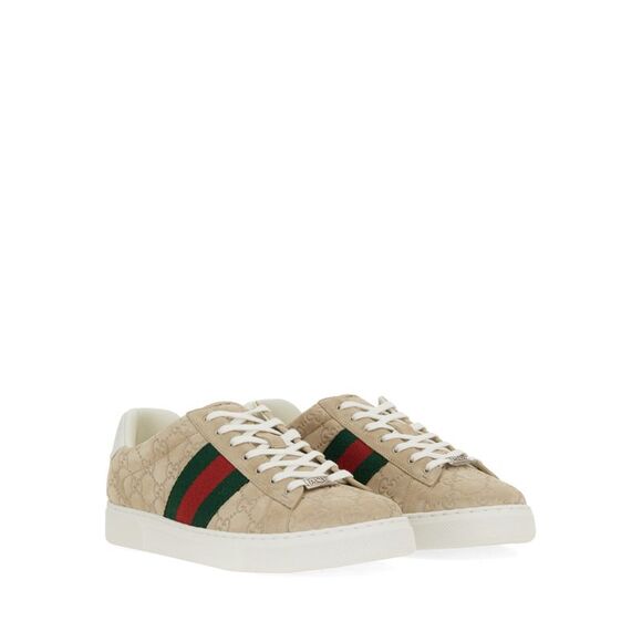 Gucci Men Gucci Ace Sneaker With Web Detail - Picture 2 of 6